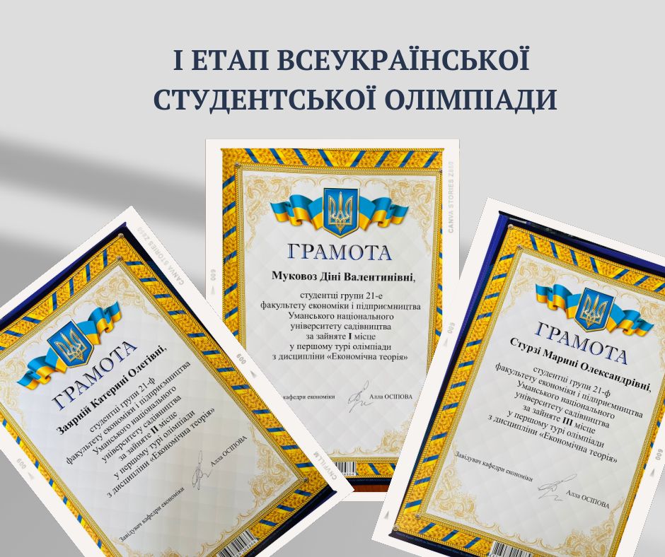 Нові досягнення здобувачів вищої освіти в навчальній та науковій діяльності